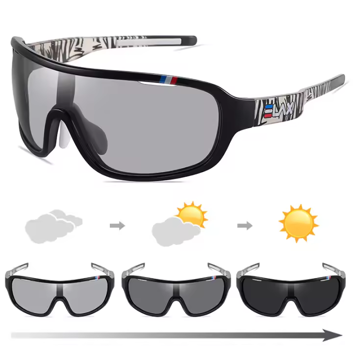 Gafas De Ciclismo ELAX Polarizadas UV400 Para Hombres Y Mujeres Con Lentes Fotocromáticos Y Protección Solar Para Outdoor Y Bicicleta - 1
