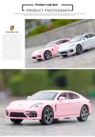 Modelo De Coche Porsche Panamera 1:32 En Escala Con Sonido Y Luz Coche De Juguete De Aleación Para Decoración De Escritorio Regalo Colección Objetos De Adorno Sin Batería Material Metálico - details 10