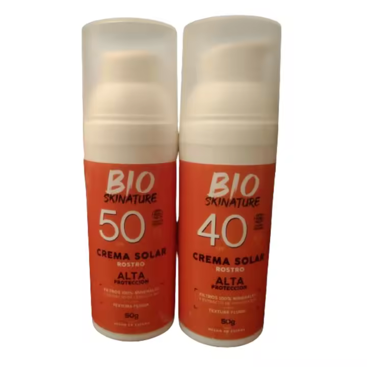 Bio Skinature 40SPF Crema Solar Rostro 50g - 1