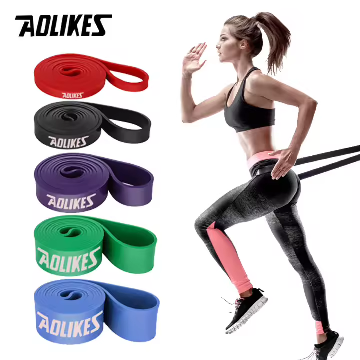 AOLIKES Resistencia De Banda De Goma Para Gimnasio Equipo De Ejercicio Expansor De Resistencia Para Crossfit Pull up Y Ejercicios De Fortalecimiento - 1