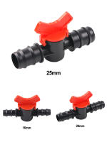 Válvula De Corte De Bola Conector De Tubo PE PN4 Para Riego Por Drip Jardín Acuario 16mm 20mm 25mm Plug De Riega - details 0