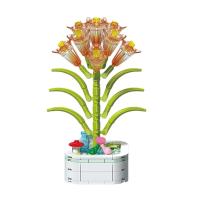 Bouquet De Bloques De Cristal DIY Para Decoración De Escritorio Y Jardín Juguete Creativo Para Niños Y Adultos - details 6
