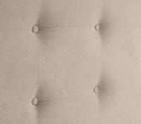 DHOME Cabecero Capitoné hasta el Suelo Cabezal 8cm tapizado ACUALINE Tela y Polipiel para Cama Dormitorio (Beige Tela) - details 4