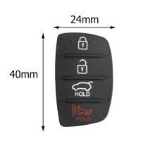 1-5Pcs Reemplazo De Caucho Silicone Para Llave De Coche 4 Botones Para Hyundai Tucson Santa Fe / Ix45 Sonata I40 Carcasa De Llave De Reparación - details 5