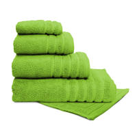Juego Toallas Baño 500 Gr LISO - Rizo 100% Algodón - Pack 3 Piezas (Tocador+Lavabo+Ducha). Color Pistacho - Sedalinne - details 0