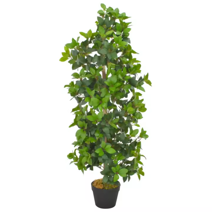 Planta artificial Árbol de Laurel con macetero 120 cm Verde - 1