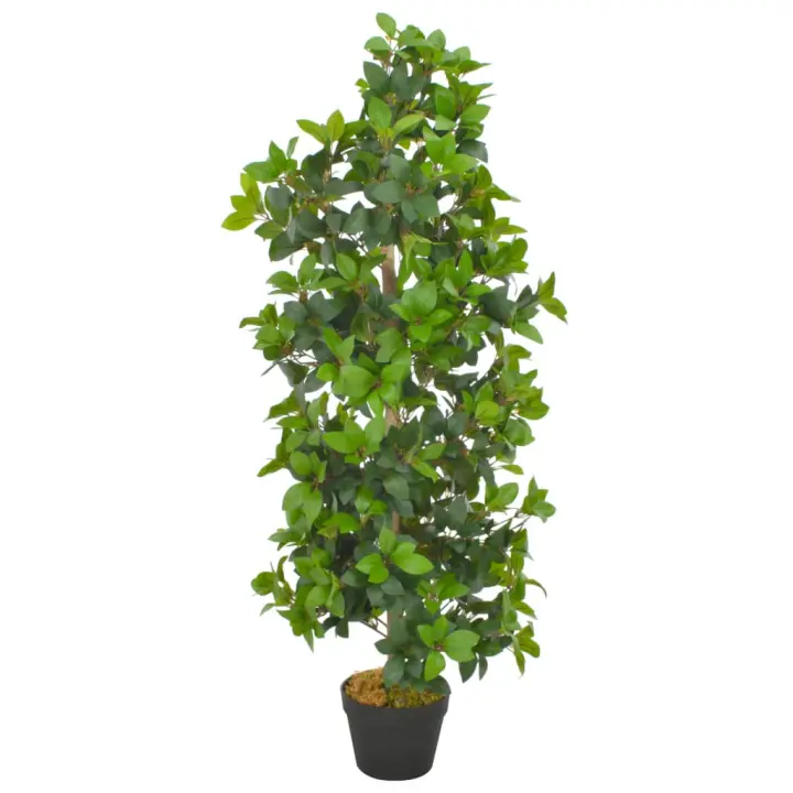 Planta artificial Árbol de Laurel con macetero 120 cm Verde - 1