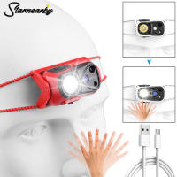 Linterna Frontal Recargable LED Portátil Para Correr Camping Ciclismo Luz De Trabajo Exterior Torcha Frontal Resistente Al Agua - details 11