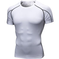 Camiseta Deportiva De Hombre Para Correr Y Fitness Secado Rápido Cuello Redondo Elasticidad Musculación Entrenamiento Deportivo - details 4