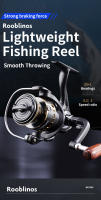 Carrete De Pesca Giratorio Rooblinos BK Para Agua Dulce Y Salada Con Bobina De Metal Interchangeable Izquierda/Derecha Herramientas De Pesca Para Truchas Y Carpas - details 0