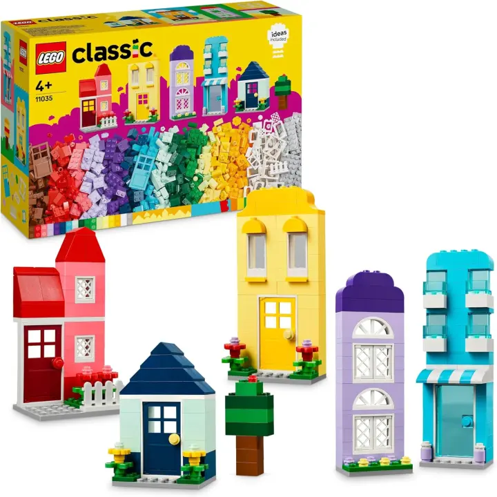 Lego Casas Creativas juego de construccion ,Accesorios de Puertas, Ventanas y Jardines Lego Classic 11035 - 1