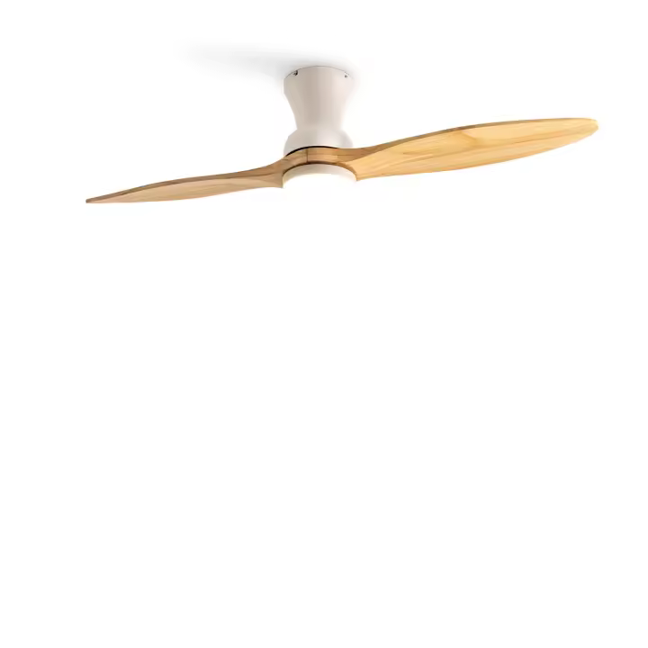Create - Ventilador de Techo Silencioso con Motor DC y Luz Regulable LED - Ø132 Cm - WIND PROP - 1