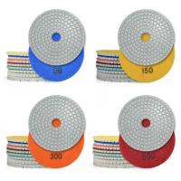 Pulidora De Diamante Para Agua 4 Pulgadas Con Disco De Arena De 50-1000 Grit Para Pulir Y Refinir Mármol Y Granito - details 5