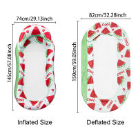 Cama Flotante Inflable De Sandía 1pc Asiento De Lujo Portátil Y Cómodo Para Playa Piscinas Adecuado Para Hombres Y Mujeres - details 4