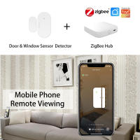 Sensor De Puerta Y Ventana ZigBee Con Alarma De Alerta Magnética Wireless Compatible Con Alexa Google Home Tuya Smart Life - details 3