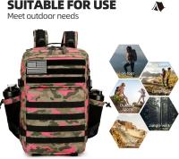 Mochila Táctica Grande 45L 3P Para Senderismo Y Camping Bolsa De Deporte Al Aire Libre Impermeable Rucksack De Escalada - details 15
