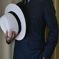 Sombrero De Paja Natural Para Hombre Moda Verano Trendy Sombreros De Playa Protección Solar Color Sólido Fedoras Casual Sombrero De Vaquero Jazz Gangster - details 7