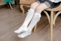 Calcetines De Navidad Para Bebés Niñas Otoño Invierno Big Bow Calcetines Largos Rodilleras Suaves De Algodón Para Niños 0-5 Años - details 7