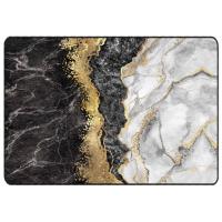 vidaXL Alfombra lavable antideslizante 160x230 cm Color Beige y dorado,  Antracita,  Gris y mas Alfombras de área  Alfombra de Piso para Sala de Estar Dormitorio Habitación Salón - details 5