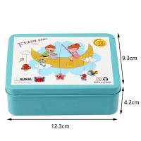 Juego De Pesca Magnético De Madera Montessori Juguete Educativo Para Niños Entrenamiento De Habilidades Motoras Puzzle De Pescar Pez - details 7