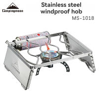 Soporte Portátil Para Barbacoa Multifuncional Antiviento Plegable Para Todas Las Estaciones Acero Inoxidable Camping Grill BBQ - details 1
