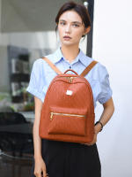 Mochila nueva de gran capacidad para mujeres que viajan diariamente, mochila informal de PU para estudiantes, bolso para mujer - details 11