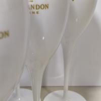 12pcs Veleros De Plástico Para Champagne Vajilla Blanca Para Bebida Adecuados Para Bares Clubes Restaurantes Hogar Fiestas - details 1