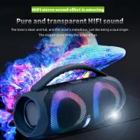 Altavoz Bluetooth Portátil De 100W Con Luz RGB Colorida Y Subwoofer Estéreo Inalámbrico Impermeable Para Exteriores Y Camping - details 2