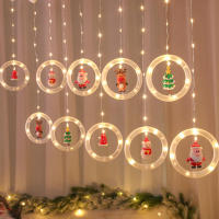 Luces Navideñas LED Decorativas En Forma De Estrella Y Cortina Para Arbolito De Navidad Cadena De Luces Para Crear Ambiente Festivo - details 8