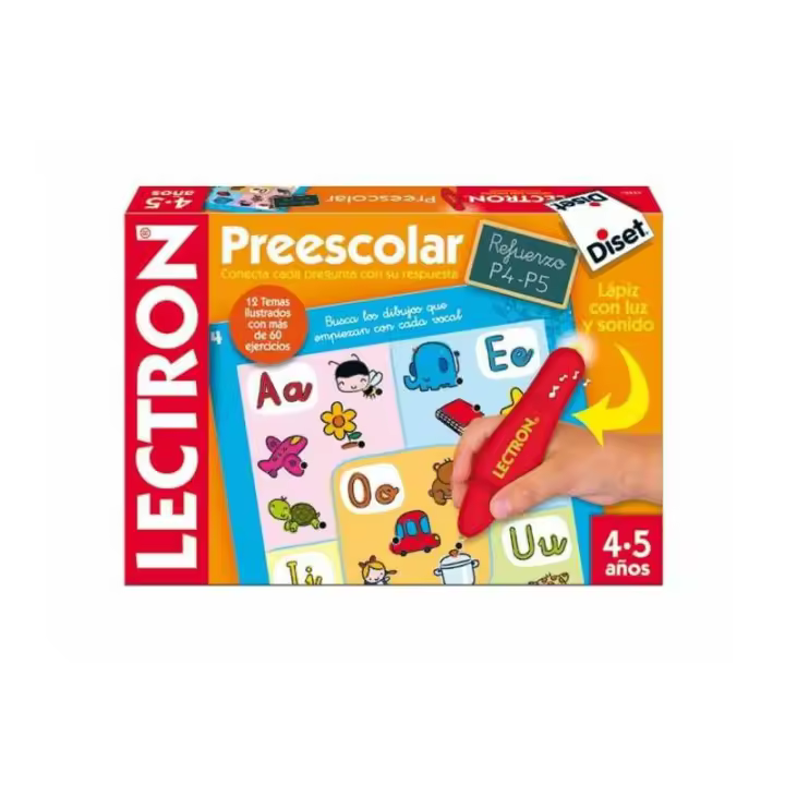 LECTRON LÁPIZ PREESCOLAR DE 4 A 5 AÑOS JUEGO EDUCATIVO DE DISET - 1
