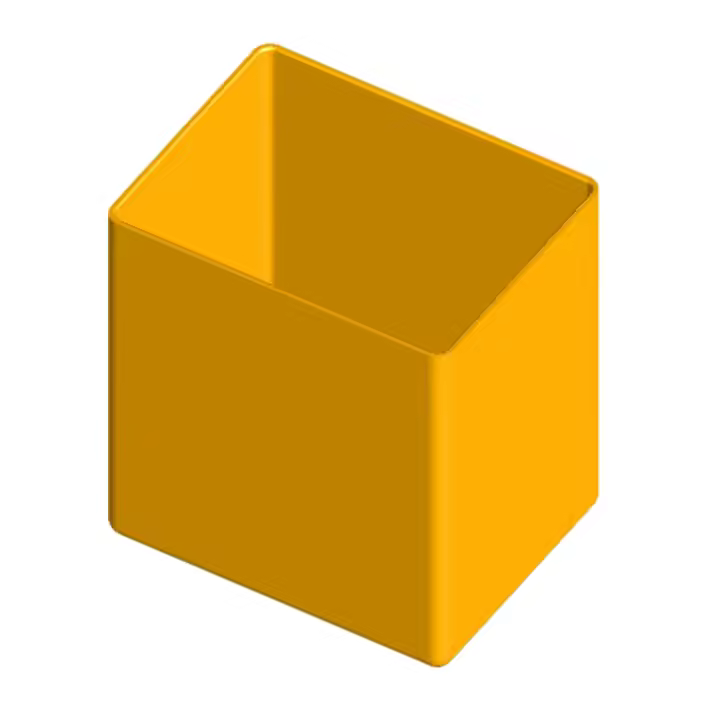 Caja de Polipropileno para Organizador de Plástico con Separadores Extraíbles - 1