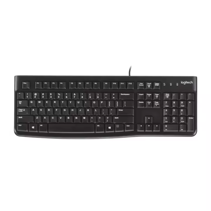 TECLADO LOGITECH K120 RETAIL USB NEGRO - 1