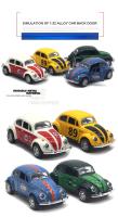 Volkswagen Beetle De 1:32 En Metal Con Función Retroceso Regalo Ideal Para Niños Modelo Clásico De Coche De Juguete A988 - details 0