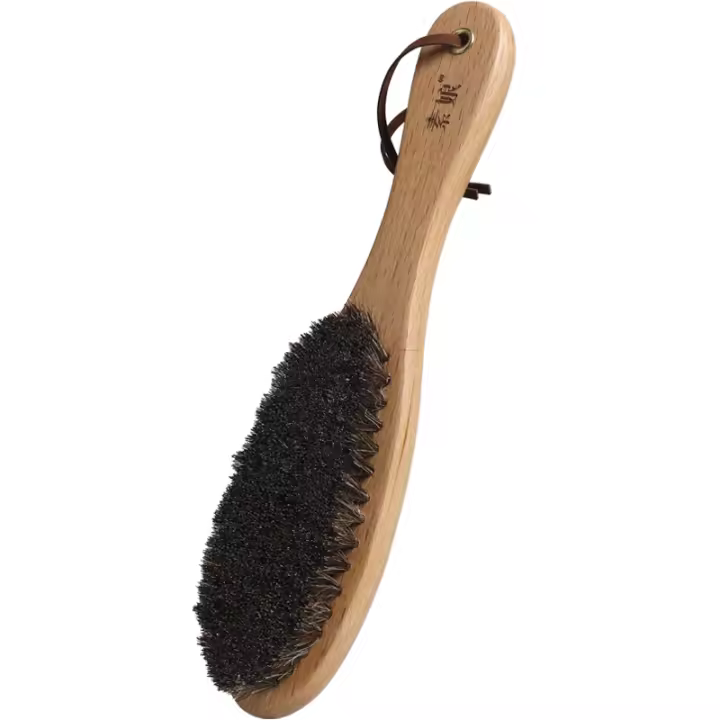 Cepillo De Limpieza Para Chaquetas Pelo De Caballo Suave Cepillo Densa Y Fuerte Con Agarre Cómodo No Se Desmaya No Daña La Ropa - 1