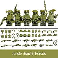 Bloques De Construcción Militar Con Camuflaje Fantasma Figuras De Fuerzas Especiales Juguetes Para Niños Regalos De Cumpleaños - details 2