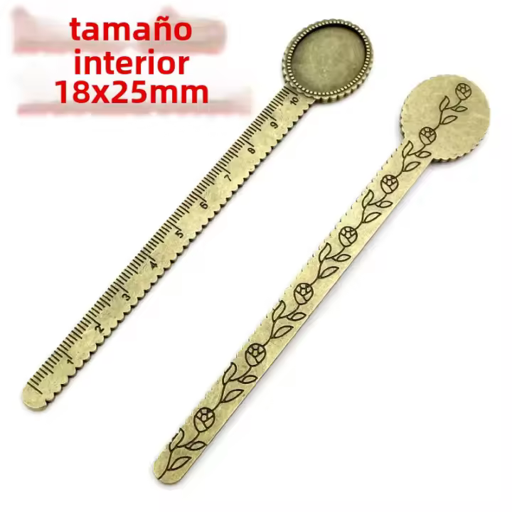 2pcs Base De Cuentas Y Marcadores De Libros 20mm/18x25mm Para Joyería DIY Accesorios De Metal Líder Libre Y Niólico Para Broches - 1