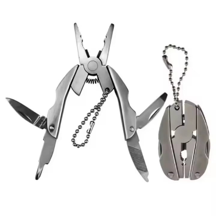 Llave De Fijación Multifuncional De Acero Inoxidable Portátil Con Cuchillo Y Destornillador Para Uso Al Aire Libre - 1