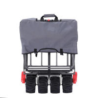 AREBOS Carro de Mano con Techo Plegable y Bolsa XXL | Ruedas Giratorias de 360° - details 29