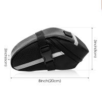 Bolsa De Sillín Para Bicicleta Montaña Impermeable De Poliéster Accesorios De Equipo De Ciclismo Bolsa Plegable De Cola Almacenamiento - details 1