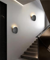 Lámpara De Pared LED Moderna Para Interior Y Exterior Impermeable Creativa Para Decoración De Jardín Y Patio Fuente De Alimentación AC90-260V - details 8