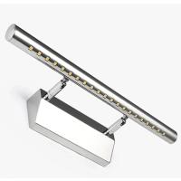 Espejo LED Con Luces De Acero Inoxidable Moderno Y Sencillo Para Baño Y Dormitorio Luz Anti Niebla Instalación Auto Contenida - details 3
