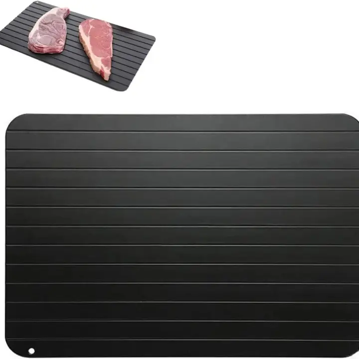 Placa De Descongelación Grande Para Carne Congelada Segura Para Lavadora Plato De Derretimiento Dishwasher Safe Tamaño Grande - 1
