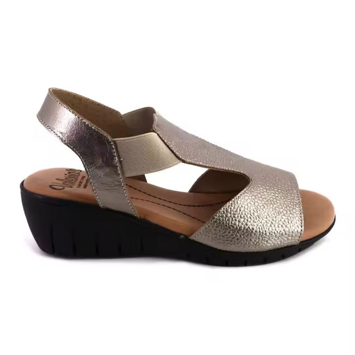 VALERIA'S 1012 Sandalias de mujer taupe PIEL 524 - 1