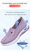 Zapatos Para Madres Con Suela Suave Y Transpirables Para Primavera Y Verano Zapatos Casuales De Mujer En Color Azul Con Mesh - details 4