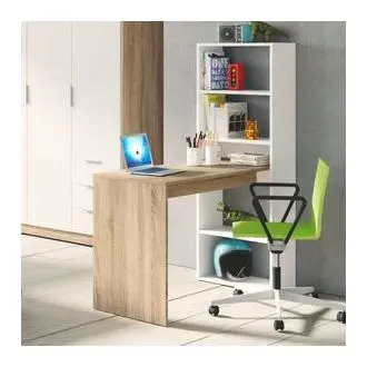 Mesa de escritorio + estantería Duplo/Gio Plus 144x120x50 cm - 1
