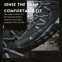 Zapatos De Senderismo HUMTTO Para Hombres Transpirables Zapatillas De Trekk Ing Y Escalada Deportivas Con Suela De Goma Ajuste True to Size - details 3