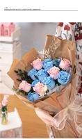 Modelo De Rosa Creativo Para Decoración De Hogar Y Jardín Juguete Educativo Para Niñas Y Niños Material Plástico Regalo Ideal Para Año Nuevo 2024 - details 7