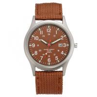 Reloj De Cuarzo Para Hombre Negro Con Correa De Nylon Militar Deportiva Moda Cuadro De Numeros Arábigos Clavija De Hebilla - details 20
