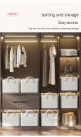 Organizador De Ropa Plegable De Marco Metálico 1/2 Piezas Caja De Almacenamiento Para Jeans Y Pantalones Organización Del Armario Para El Hogar Estilo Moderno - details 5