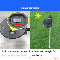1pc Luz Solar De Terreno LED Con Flores Artificiales 7 Cabezas Luces Solares Para Patio Jardín Decoración De Navidad - details 6